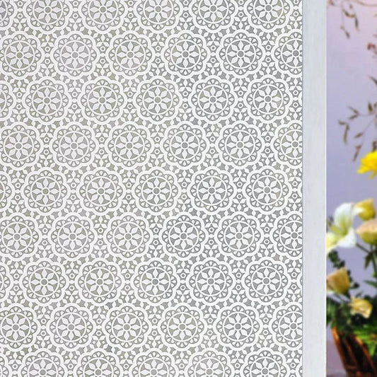 Fönsterdekor med mandala-mönster
