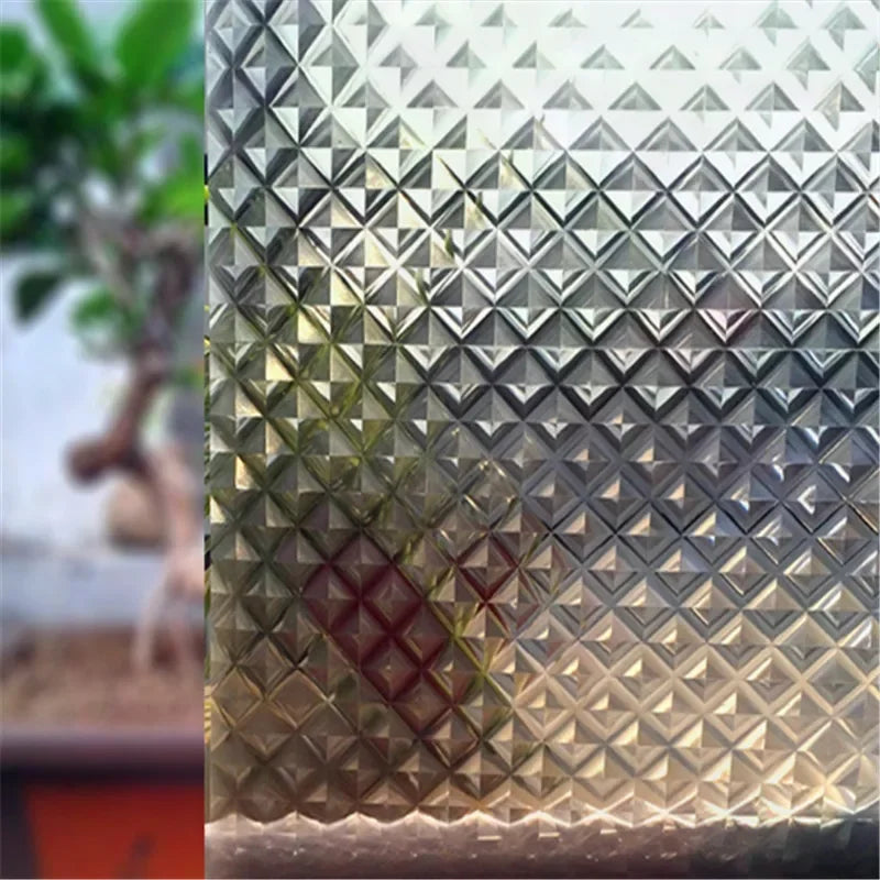 Fönsterfilm - Diamantmönster med 3D-design