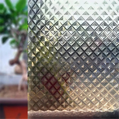 Fönsterfilm - Diamantmönster med 3D-design